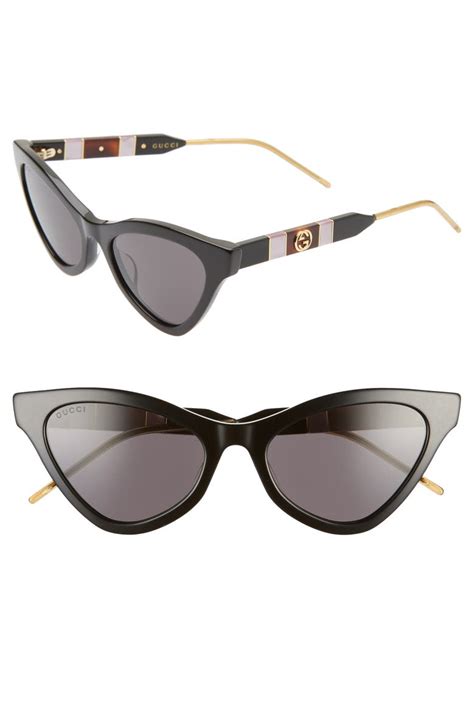 gucci cateye glasses|55mm cat eye sunglasses gucci.